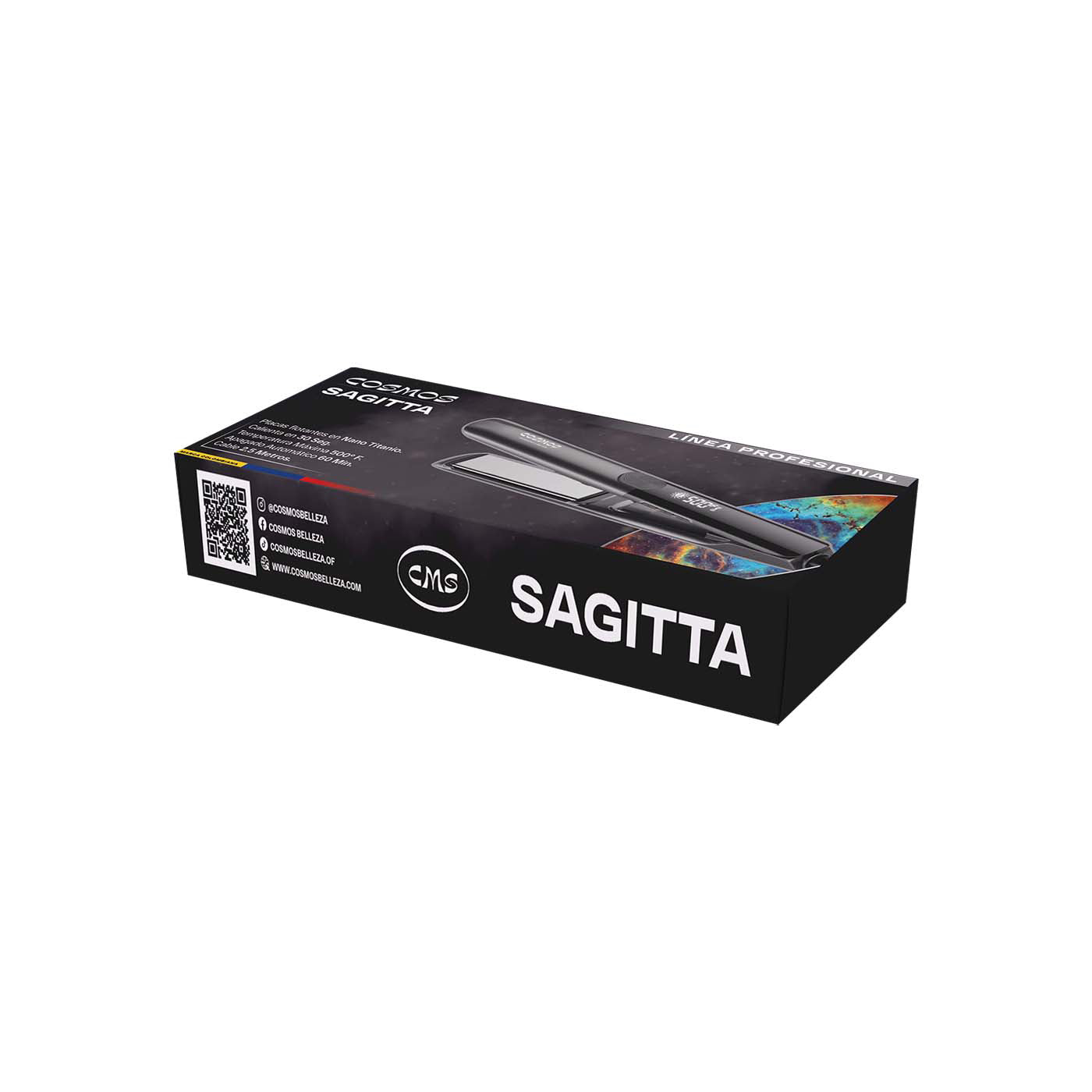 Plancha Para Cabello Profesional En Titanio CMS Cosmos Sagitta