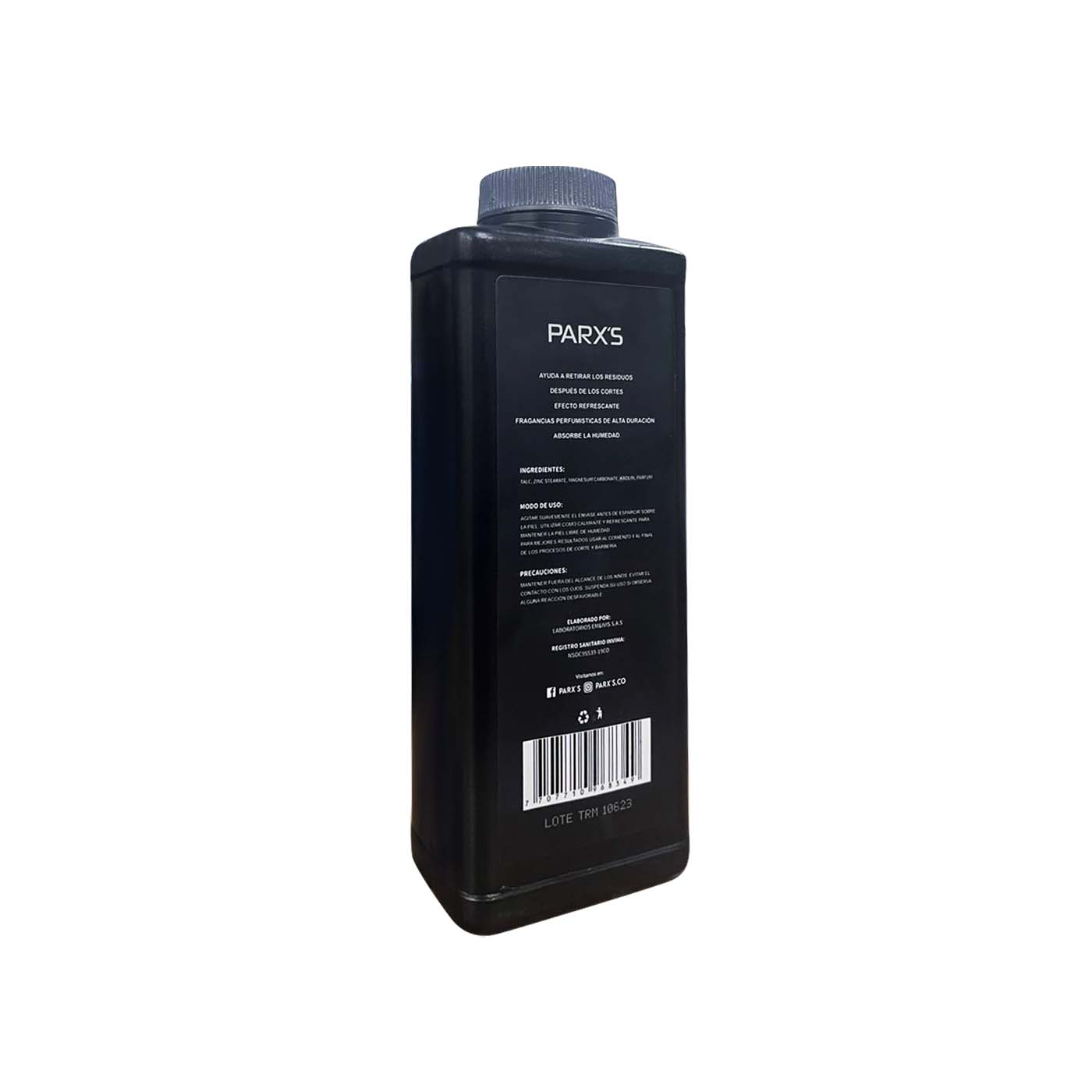 Talco Para Barberia Parx´s Master Fresh Perfumado