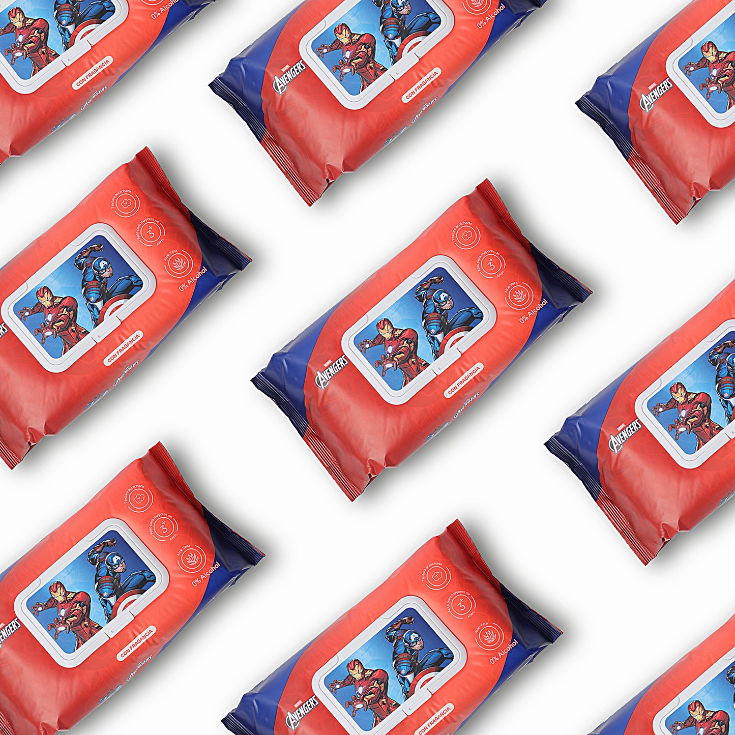 Pack x 12 Pañitos Húmedos Marvel Cosmos Avengers