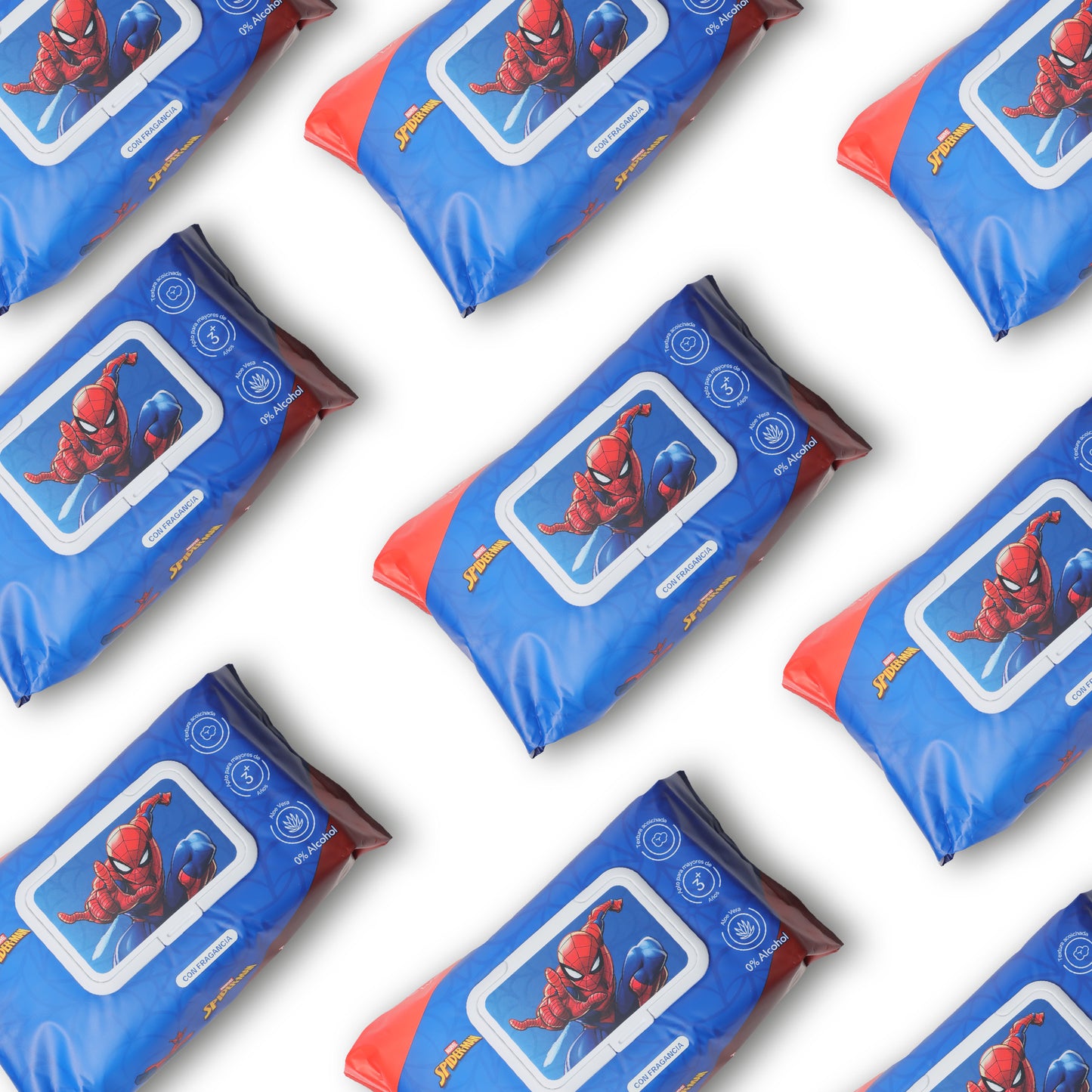 Pack x 12 Pañitos Húmedos Marvel Cosmos Spider-Man
