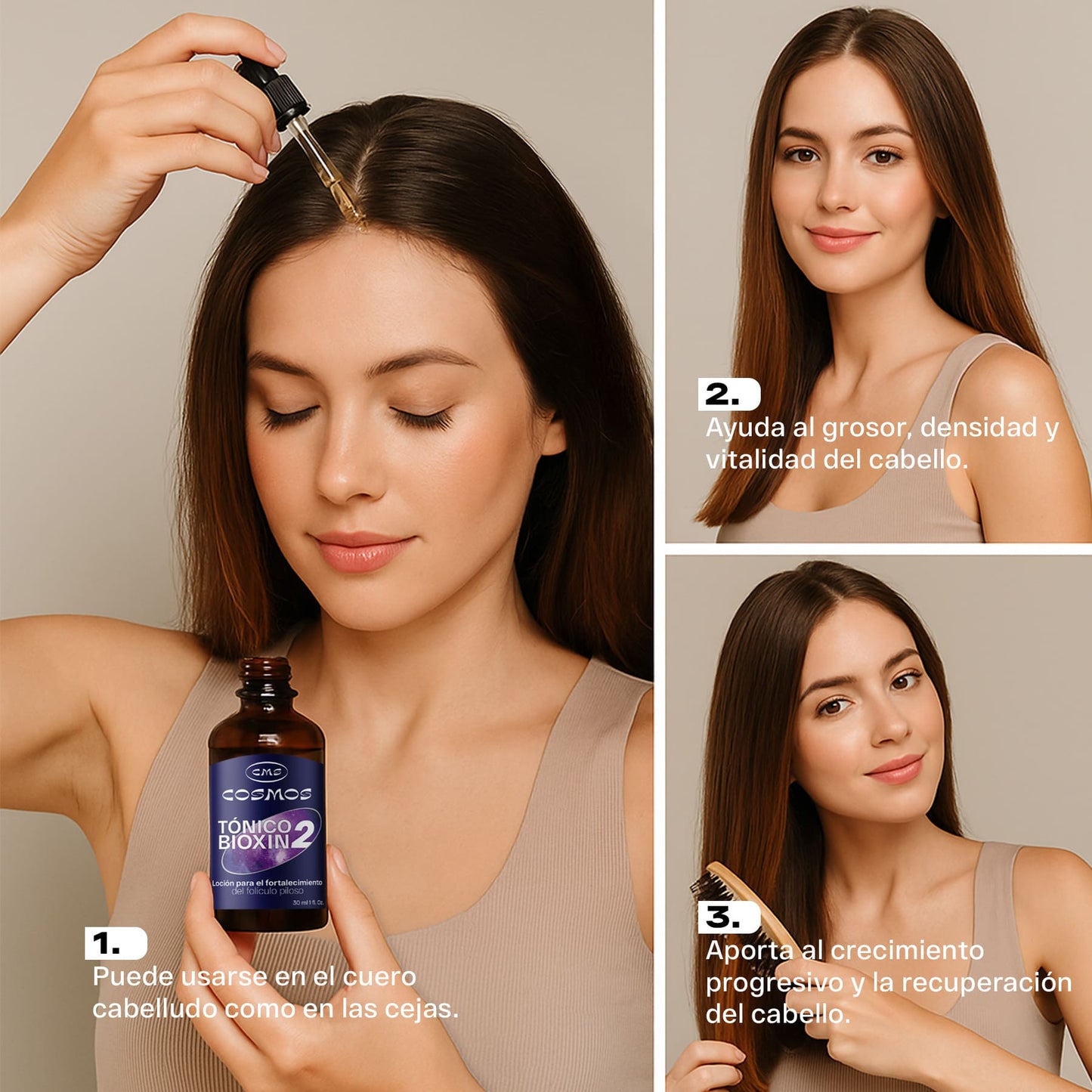 Tonico Anticaida Femenino CMS Cosmos Bioxin 2