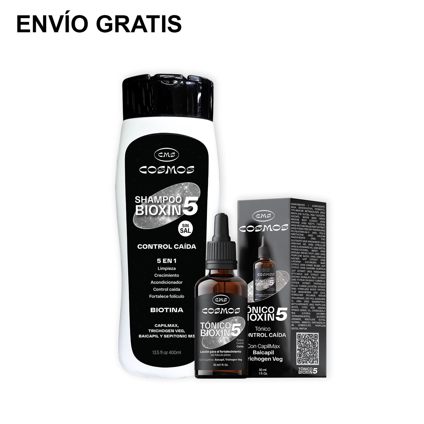 Combo Control Caída CMS Cosmos Bioxin 5