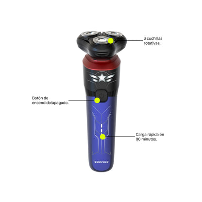 Afeitadora Cosmos Delta Marvel Capitán America