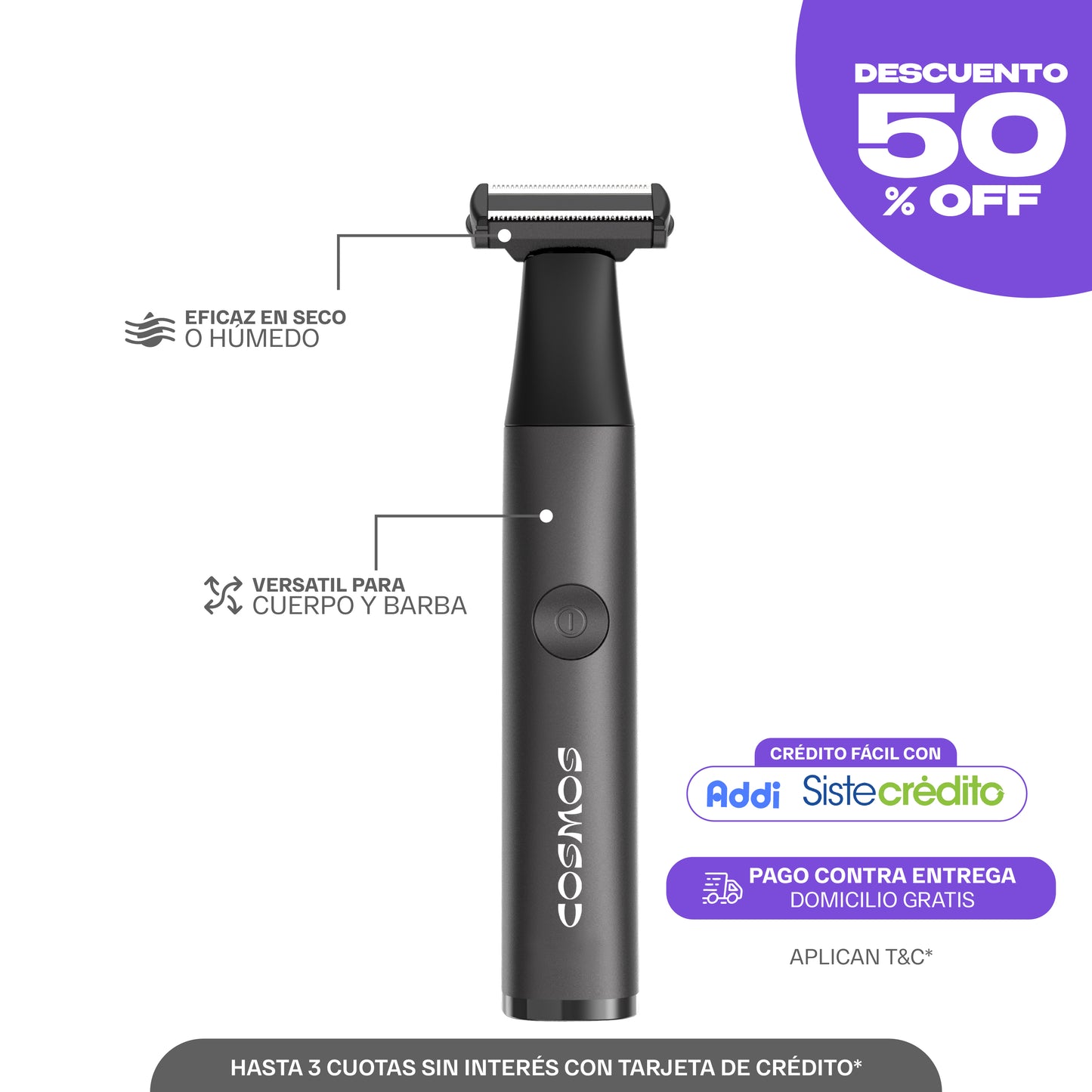 Multifuncional Cosmos Beta Blade  + Cepillo Sin Mango