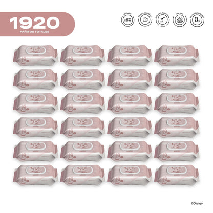 Pack x 24 Pañitos Húmedos Disney Cosmos Minnie Niña