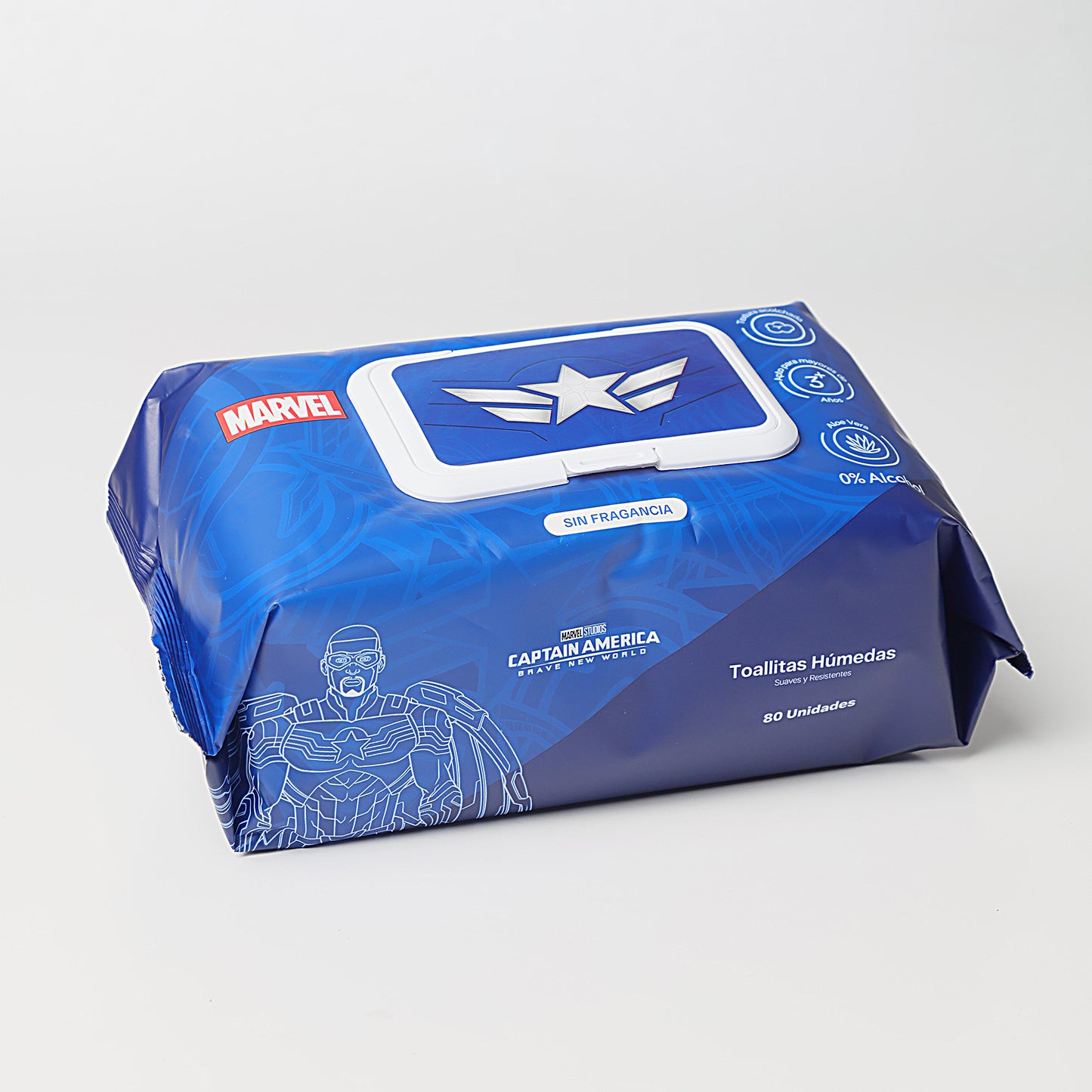 Pack x 12 Pañitos Húmedos Capitán America