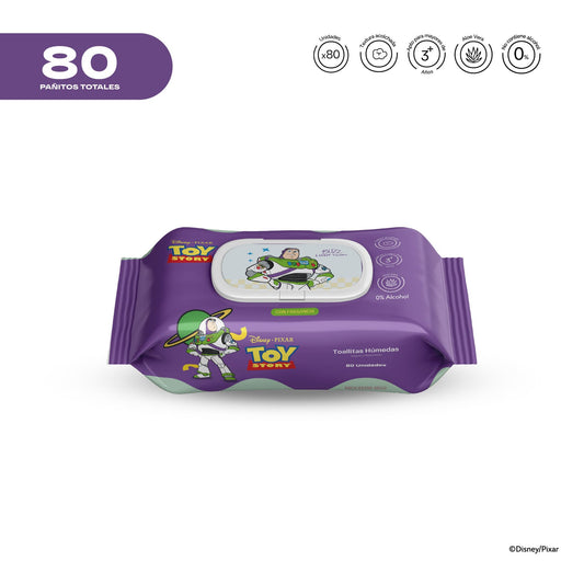 Pañitos Húmedos Pixar Toy Story Niños Buzz Lightyear