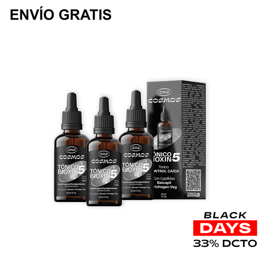 Tónico Anticaída Masculino CMS Cosmos Bioxin 5 PAGA 2 LLEVA 3